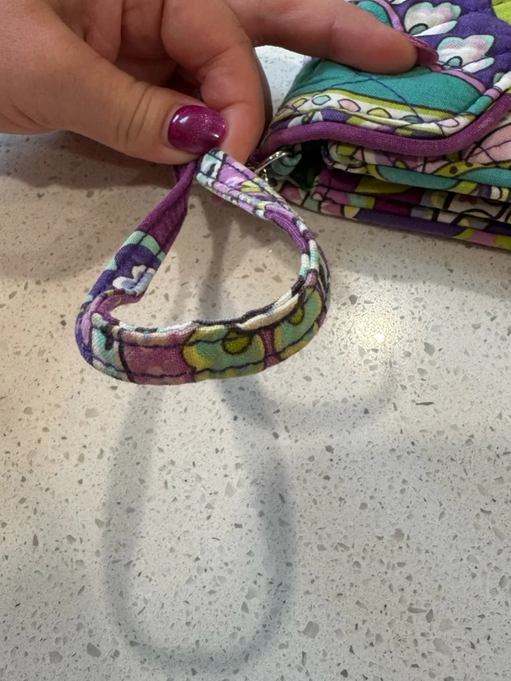 Vera Bradley Your Turn Smartphone Wristlet in the Heather Paisley - Picture 16 of 16